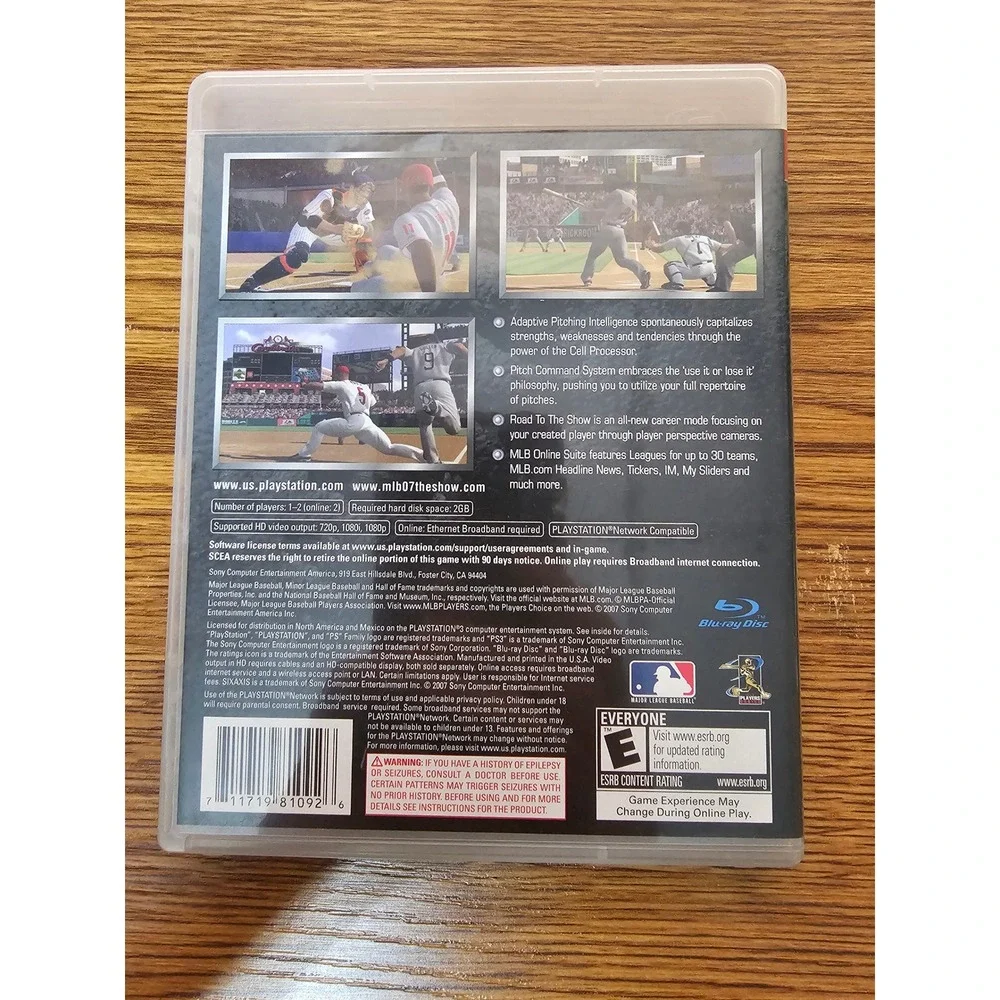 MLB 07 The Show PlayStation 3 PS3‎ Baseball Video Game